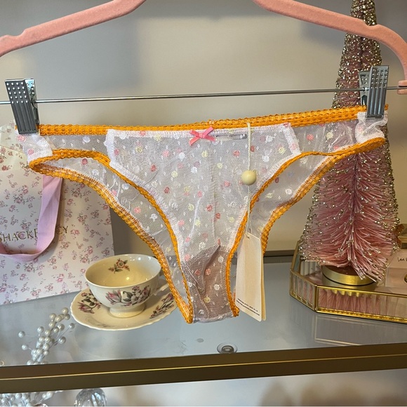 For Love And Lemons Other - 🆕 For Love & Lemons Marzipan Strappy Panty Size S